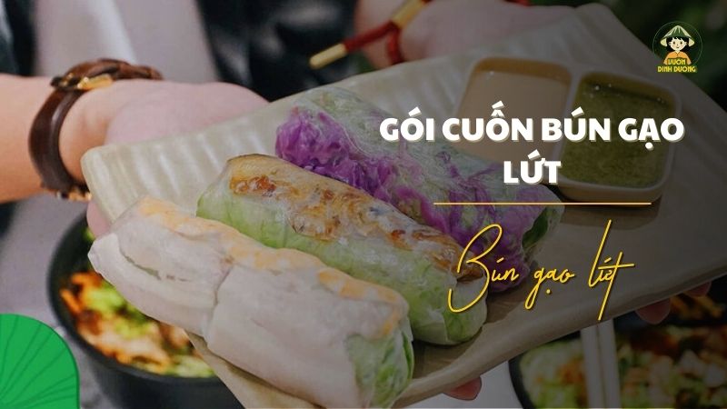 Gỏi cuốn bún gạo lứt - Công thức eat clean với bún gạo lứt