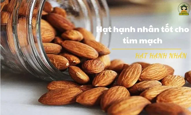 Hạt hạnh nhân tốt cho tim mạch