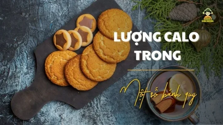 lượng calo trong một số loại bánh quy