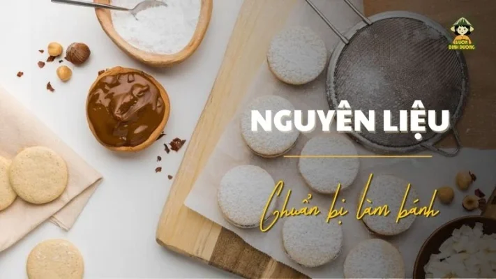 nguyên liệu cần chuẩn bị làm bánh 