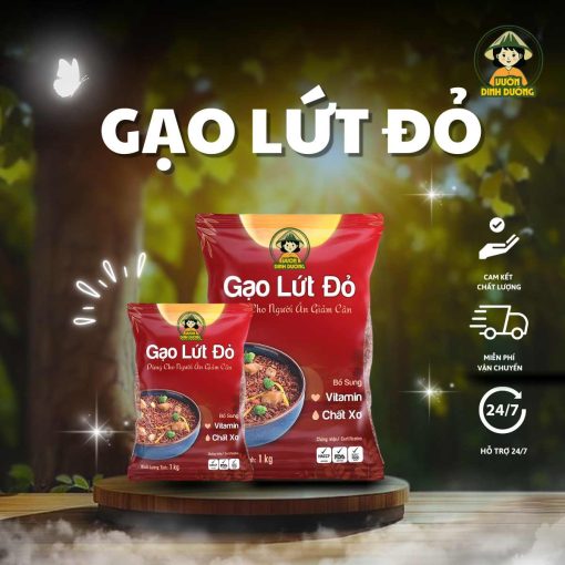 gao lứt hữu cơ ăn kiêng