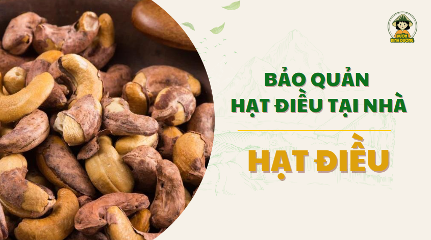 Bảo quản hạt điều