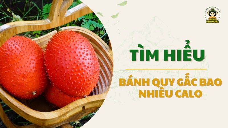 tìm hiểu bánh quy gấc bao nhiêu calo